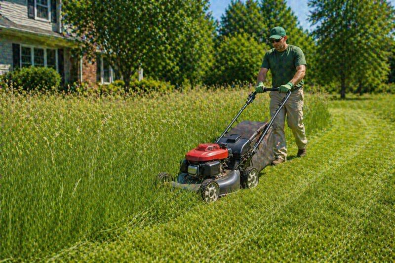 Overgrown Lawn Trimming in Bowie, MD