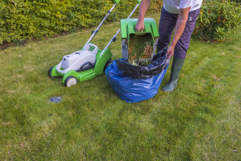 Contractor Using Flail Mower
